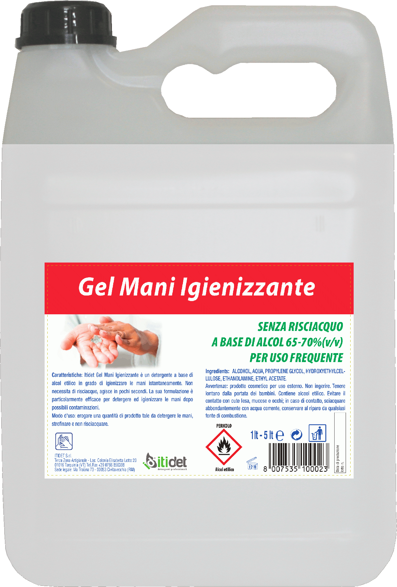 GEL MANI IGIENIZZANTE