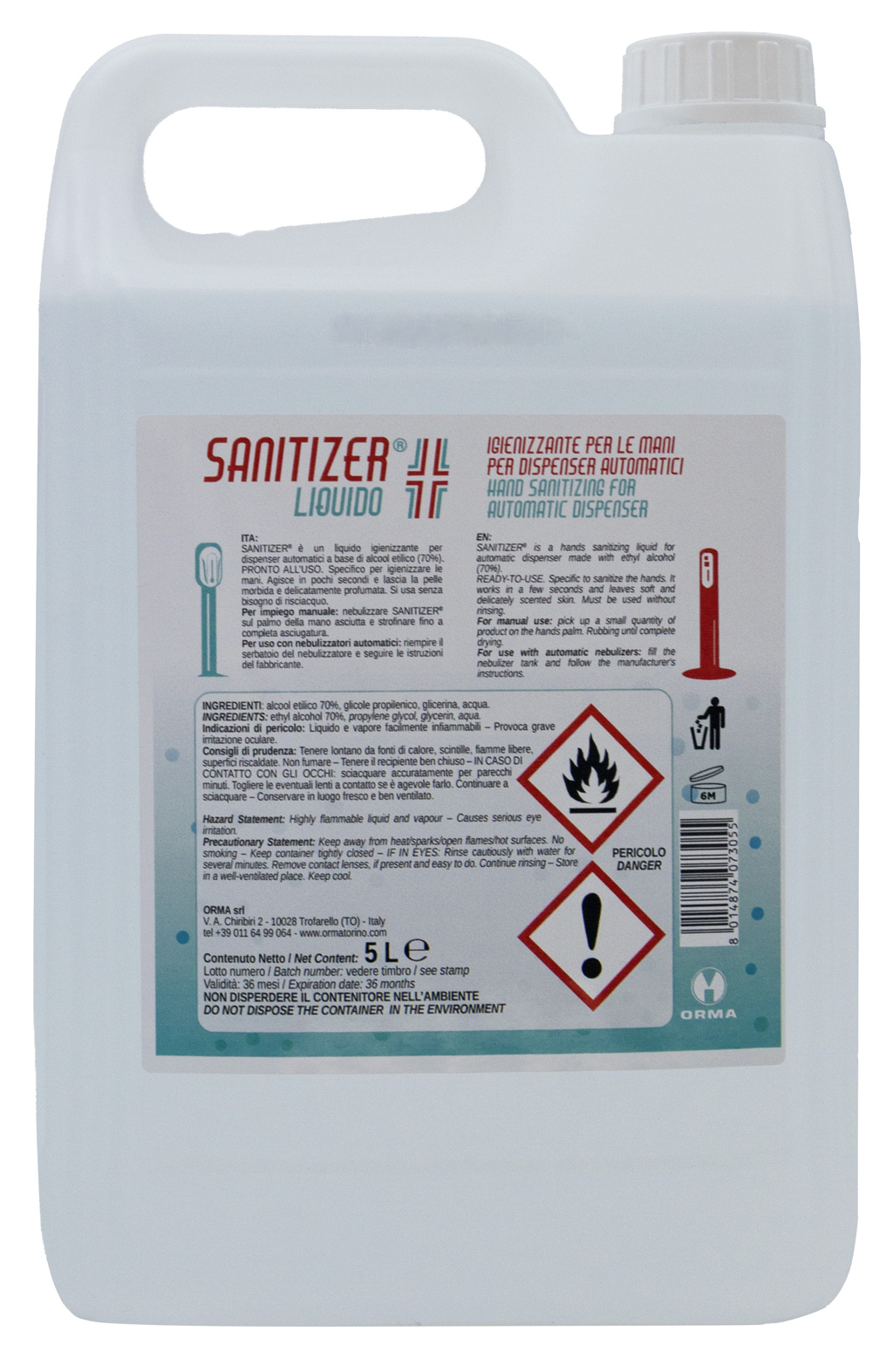 SANITIZER LIQUIDO